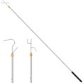 thumbnail image 1 of Clothes Hook Pole,29-71 Inch Adjustable Extension with Hook Bar.Suitable for Clothes Hanger Rod, Christmas light, Hanging Flowerpot Plants and Bird Feeder, Tent Shelter Camper Canopy (with two hooks), 1 of 7
