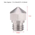 thumbnail image 3 of M7 Thread Extruder Nozzle, High Recognition Stainless Steel Nozzle, For 3D Printer Accessories, 3 of 6