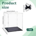thumbnail image 2 of Basketball Display Case Clear Acrylic Basketball Box Holder with Stand Soccer Ball Showcase Sports Memorabilia Protector 10.35x10.35x12.44 inch Colorful, 2 of 5