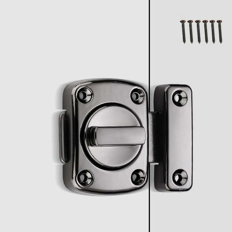 Cupboard Locks,Drawer Locks,Door Buttons,2Pcs Drawer Lock Stainless Steel  Cabinet Heavy Duty Padlock Door Chain Lock Heavy Duty Wardrobe Door Locks