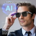 thumbnail image 3 of AI Smart Glasses with Camera, Video Recording 1080P Language Translator Glasses Image Recognition 8MP  for Learning Travel, 3 of 7