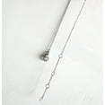 thumbnail image 5 of Silver Disc Initial Letter K Bracelet Dainty Jewelry Friendship Gifts, 5 of 5