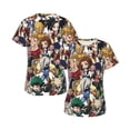 thumbnail image 6 of My Hero Academia Women's T Shirts Round Neck Short-Sleeve Soft T-Shirt Summer Casual Tee Tops 3D Printing Tee Shirt, 6 of 6