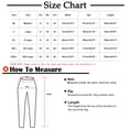 thumbnail image 3 of Fesfesfes Women Pant Leopard Print Legged Elastic Rope Pocket Decoration Casual Long Pants Sale Clearance, 3 of 8