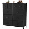 thumbnail image 2 of Homall 10 Commodes en Tissu pour Chambre à Coucher Organisateur de Rangement, Noir, 2 of 7