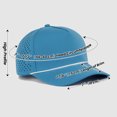 thumbnail image 2 of TOPTIE Perforatd Trucker Hat with Rope, 5 Panel Quick Dry Snapback Cap - Pink, 2 of 7