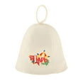 thumbnail image 2 of Embroidered Wool Felt Hat for , Bath, Shower, Russian ,, 2 of 7