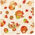 thumbnail image 6 of Violet Linen European Fall Harvest Autumn Turkey, Polyester Woven Printed Fabric, Beige/Multi, 60 Inch by 104 Inch, Seats 8 to 10 people Tablecloths, 6 of 7