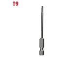 thumbnail image 1 of 1pc -T40 Magnetic Head for Torx Screwdriver Bit 75mm Security Tamper Proof Star T9, 1 of 9
