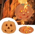 thumbnail image 2 of Halloween Pumpkin Fireplace Party Prop Scary Decoration For Home Desktop Ornament, 2 of 6