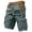 Green, variant on Cargo Shorts for Men Casual Outdoor Tactical Shorts Printed Distressed Washed Military Pants(No Belt),Light Gray 4XL