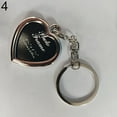 thumbnail image 1 of Naierhg Creative Mini Heart Square Round Oval Insert Photo Frame Rotary Keychain Keyring, 1 of 8