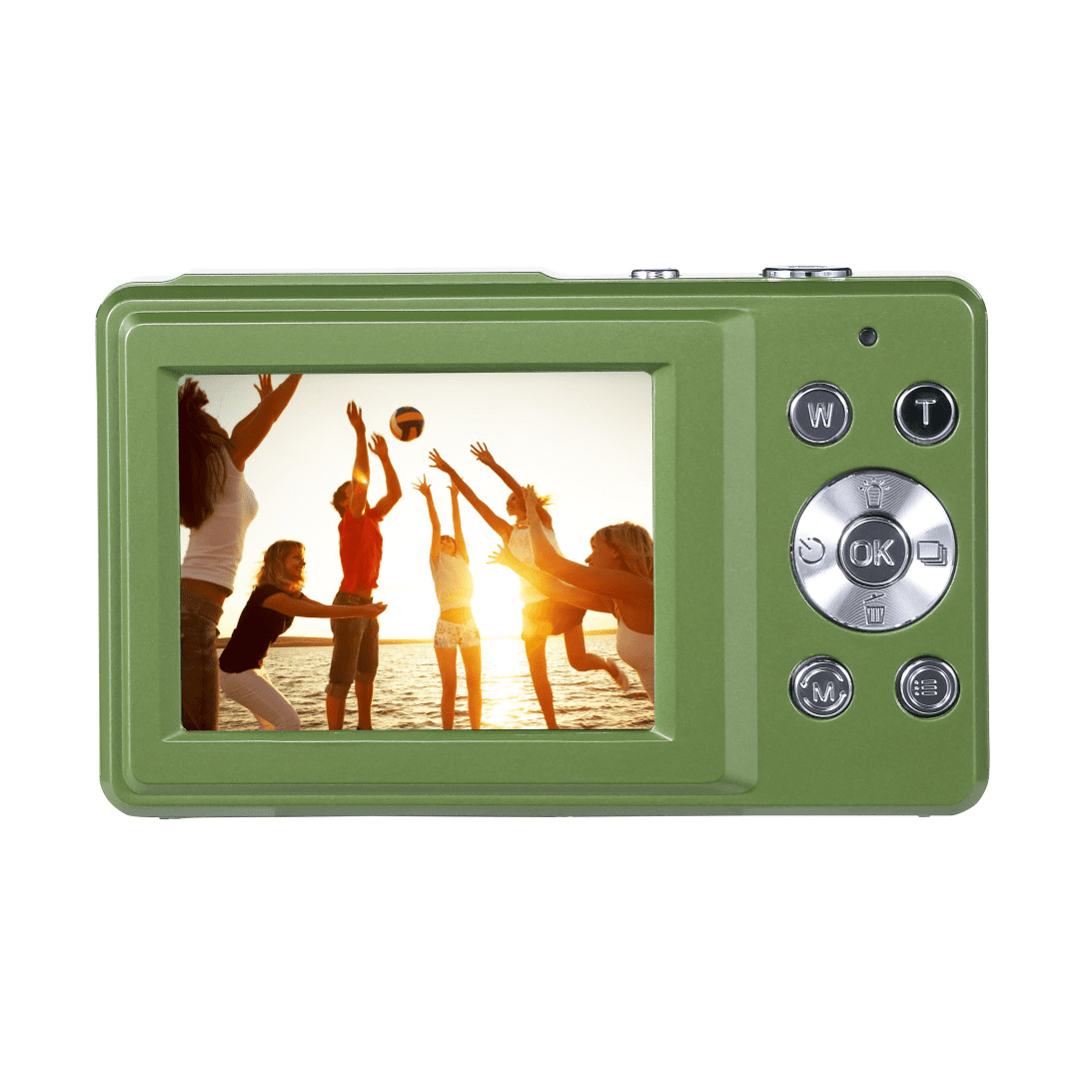 Vivitar Popsnap Compact Digital Camera, Green, 16X Zoom, 1080p, Built-in Flash, Micro SD, Slim Lightweight Pocket Design