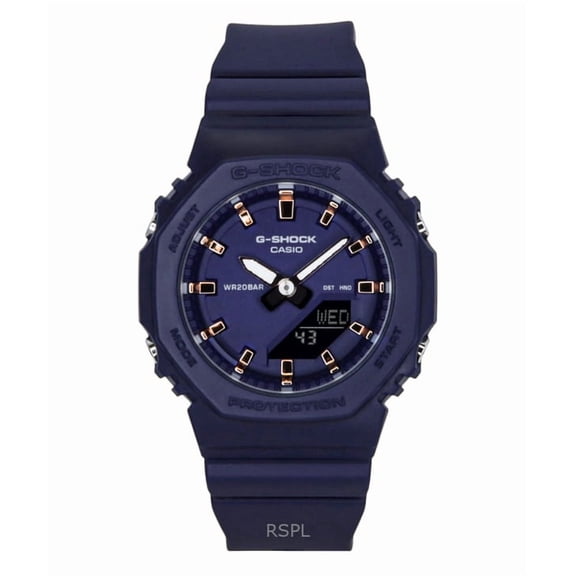 Casio G-Shock Analog Digital Resin Strap Blue Dial Quartz GMA-P2100M-2A 200M Women's Watch