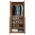 thumbnail image 5 of Manhattan Comfort Lee Wardrobe Closet 3.0 from Engineered Wood in Golden Brown, 5 of 9