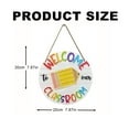 thumbnail image 3 of MOQIN Welcome Sign for Classroom Decorations 7.8" Welcome to Our Classroom Door Sign Welcome Back to School Door School Classroom Bulletin Board Decorations, 3 of 8