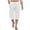 White, variant on Plebaso Capri Pants for Men Drawstring Cotton Linen Casual Capris Lightweight Mens Beach Long Shorts