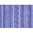 thumbnail image 1 of Ahgly Company Indoor Rectangle Abstract Blue Modern Area Rugs, 4' x 6', 1 of 4