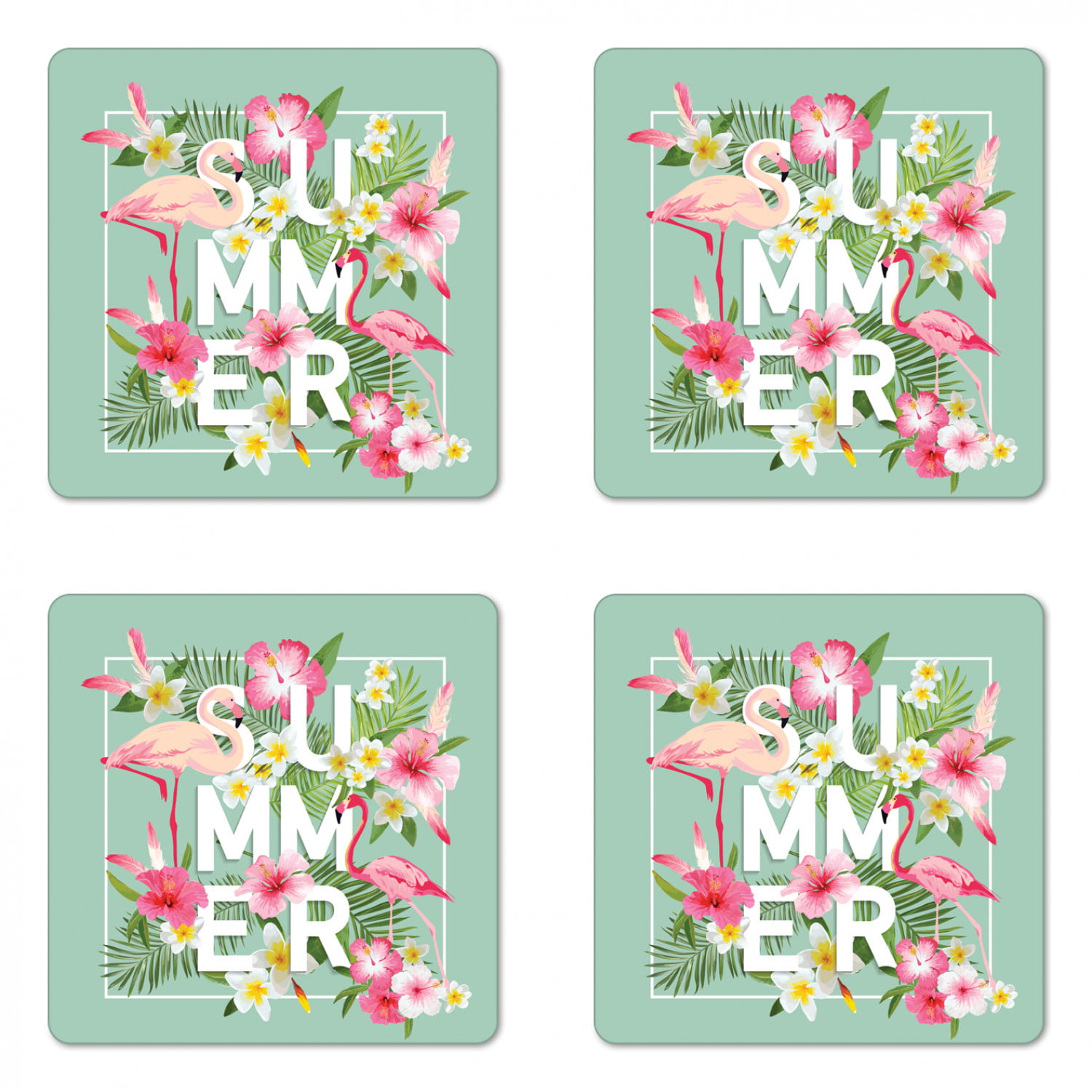 Romantic Floral Coasters 