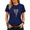 Navy Blue, variant on GIFFIMY Women's Cool Leopard Graphic Short Sleeve T-Shirt Black Standard Fit Everyday Top