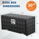 thumbnail image 3 of Yeshouse Caja de herramientas de aluminio resistente e impermeable, con manija en T y cerradura, a prueba de óxido, ideal para bajos de camioneta, remolques y vehículos recreativos, 3 of 8