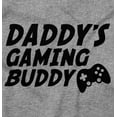 thumbnail image 2 of Cute Daddy's Gaming Buddy Gamer Dad Toddler Boy Girl T Shirt Infant Toddler Brisco Brands 24M, 2 of 5