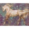 thumbnail image 2 of Wiley, Marta 18x15 Black Modern Framed Museum Art Print Titled - Fibonacci puple gold Horse, 2 of 4