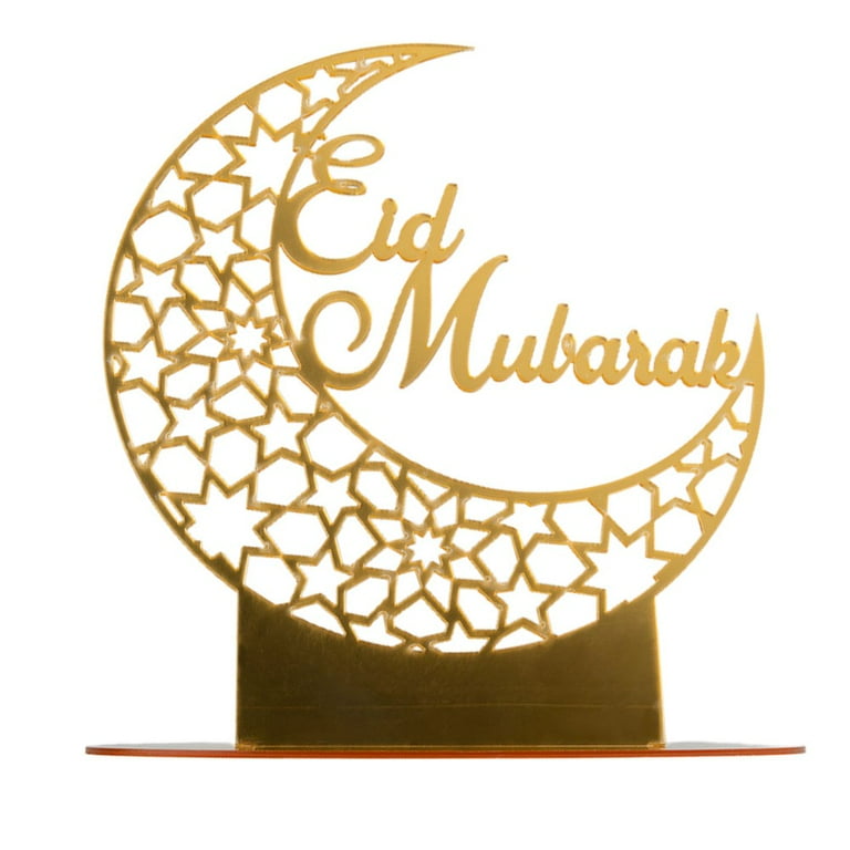 EID Mubarak Acryl Ornament Ramadan Dekoration für Zuhause islamische