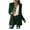 A Green, variant on Fanxing Blazer Clearance Womens Casual Blazer Jackets Petite Long Sleeve Open Front Buttons Work Office Lapel Blazers with Pockets S,M,L,XL,XXL
