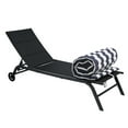 thumbnail image 6 of Canddidliike 2PCS Set Outdoor Lounge Chair Cushion Replacement Patio Funiture Seat Cushion Chaise Lounge Cushion, Black And White Stripes, 6 of 7