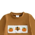 thumbnail image 4 of THJRPQJFD Baby Thanksgiving Outfit Girl Toddler Boy Outfit Halloween Overalls Onesie Infant Clothes Girls 0-3 Months Kids Clothes Boys Size 10-12, Coffee 12-18 Months, 4 of 5