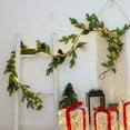 thumbnail image 5 of AYktou 6.6 Ft Christmas Garland with String Lights, Artificial Pines Needles Berries Hanging Vines, Battery Operated LED Lights Rattan Garlands for Xmas Tree Thanksgiving Indoor & Outdoor Decor, 5 of 8
