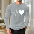 thumbnail image 2 of Pyjama pour Hommes, Chemise Décontractée Ample à Manches Longues Imprimée pour la Maison, Haut pour Hommes, 2 of 8