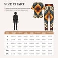 thumbnail image 5 of Womens Pajamas Set Loungewear Short Sleeve Top Long Pants Pj Sets with Pockets, Native Southwest Tribal Patterns Art, 5 of 6