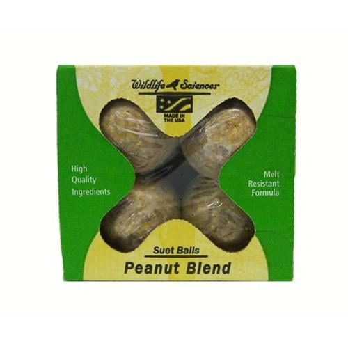 GC Wildlife Science Suet Balls 4 Pack Peanut Blend