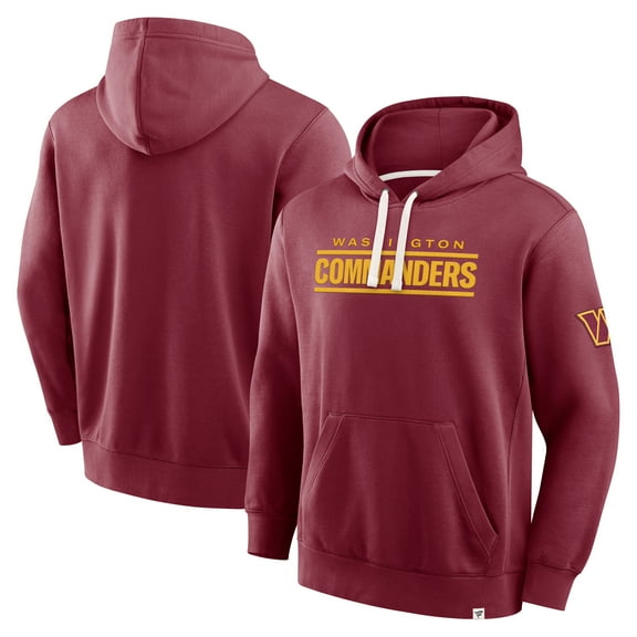 Men's Fanatics Burgundy Washington Commanders New Horizons Heritage Pullover Hoodie