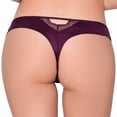 thumbnail image 4 of Tanga Vassarette para Dama, con Mix de Telas Encaje, Satín y Microfibra Vino Talla CH, 4 of 5