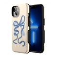 thumbnail image 2 of Funda para teléfono Casely Heartstrings Blue Bow para iPhone 13 MagSafe, 2 of 9
