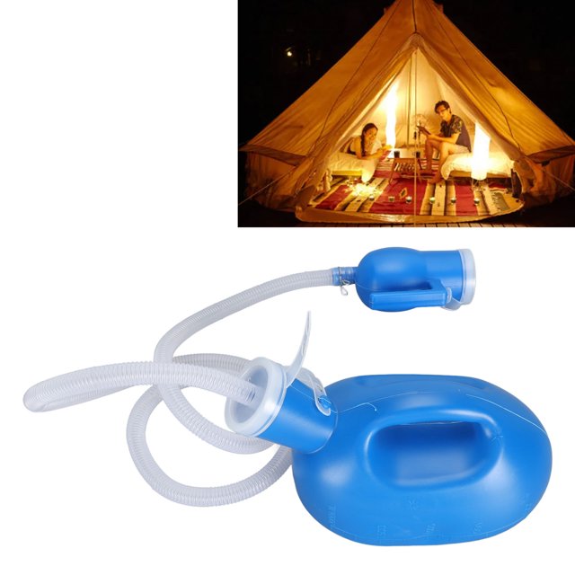 Collecteur d'Urinal pour Hommes 2000ml Anti-Renversement Réutilisable Bouteille de Pipi Portable avec Échelle pour Alités, Paralysés, Incontinence, Conducteurs Longue Distance, Matériau ABS