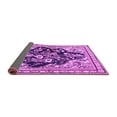 thumbnail image 2 of Ahgly Company Indoor Square Persian Purple Traditional Area Rugs, 7' Square, 2 of 4