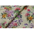 thumbnail image 4 of TRILOKI Flower Fabric Multicolor5 Printed Mulberry Dupion 44 Sewing DIY Crafting Fashion Design Fabric By The Yard, 4 of 4