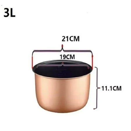 

Latest technology intelligent gold aluminum alloy 2L 3L 4L 5L rice cooker pot with bowl tank