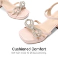thumbnail image 4 of DREAM PAIRS Girls' Strappy Flat Sandals, Elegant T-Strap Dress Shoes with Metallic Ball Accent, Comfortable Non-Slip Summer Party Sandals for Little/Big Kid, 4 of 5