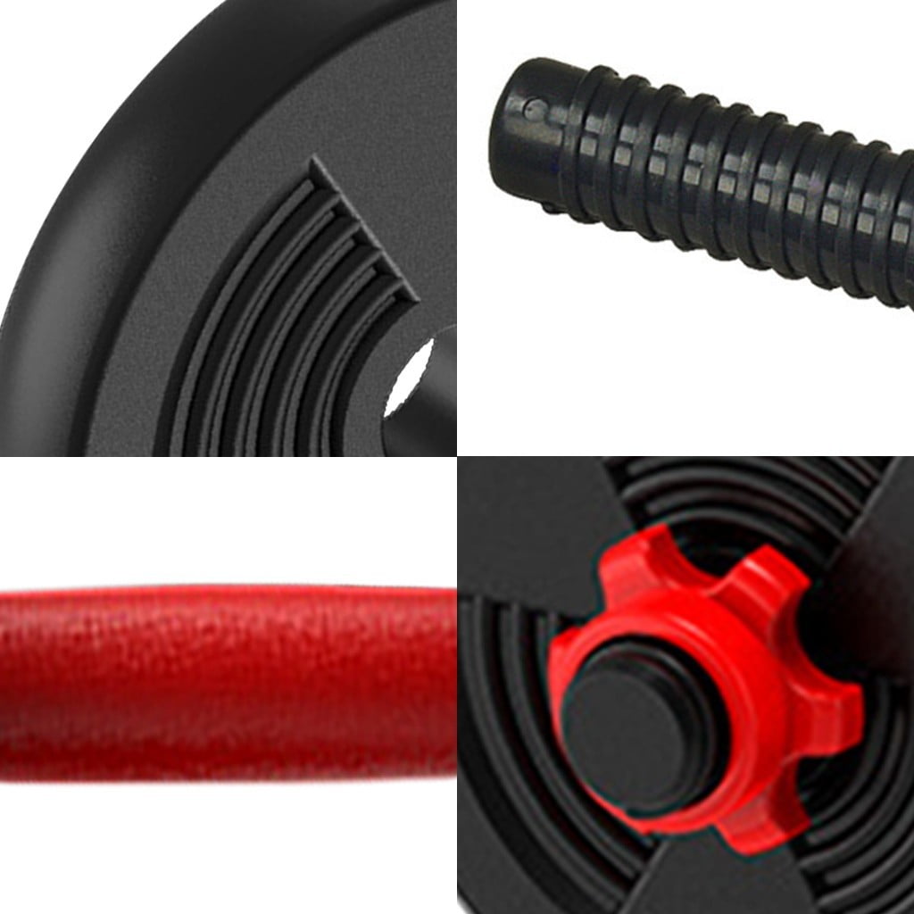 Guzom Exercise & Fitness- Adjustable Weights Dumbbells Set, Free Weights Set with Connecting Rod 30KG
