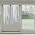 thumbnail image 6 of Curtain 2 Pcs Blackout Liners Window Shade Drapes Balcony Semi Sheer Curtains Polyester White, 6 of 6