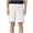 White, variant on Men's Casual Shorts Solid Breathable Elastic Waist Side Pockets Soft Lightweight Fabric Relaxed Fit Summer Fashion Shorts Khaki L