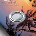 thumbnail image 3 of Ocean 4 Pcs Shower Curtain Set Beach Tropical Palm Tree Sunset Coastal Scenery Sea Wave Sunset Bathroom Decor Bath Curtain with Rugs Toilet Lid Cover Bath Mat, 72x72 Inch, 3 of 4