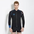 thumbnail image 3 of Traje de neopreno Top Top Thermal Chaqueta térmica Traje de buceo Plasta solar Traje de surf Traje de baño para aeróbicos de agua Piragüismo Surfing Kayak Negro XXL 3MM Inevent OD003697-04, 3 of 7