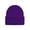 Purple, variant on Wipya Textured Waffle Knit Beanie For Winter Thermal Warm Hat Thickened Ribbed Design Ear Covering Cold Weather Cap For Adult Men Women Beige