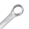 thumbnail image 3 of Uxcell Metric 25mm 12-Point Box Open End Combination Wrench Chrome Finish, Cr-V, 3 of 5